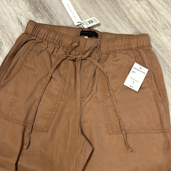 Sanctuary Women’s Praline Tencel Jogger Pocketed Drawstring Waist Trouser Pants - Picture 6 of 9